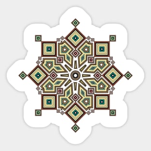 Berber Motif Mandala Sticker